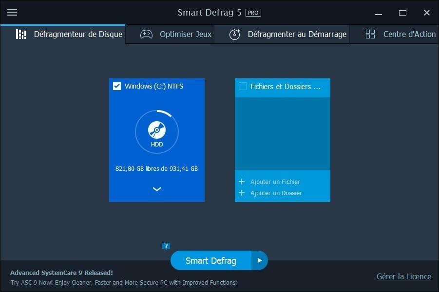 Utiliser un defragmenteur pour son disque dur